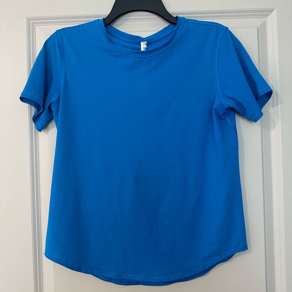 Lululemon Athletica Blue Short Sleeve T-Shirt